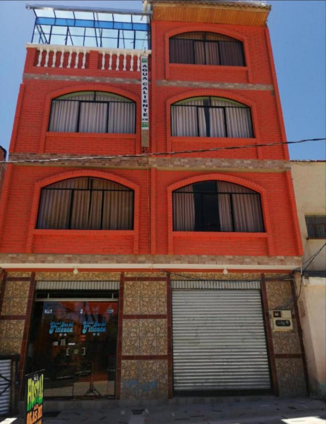 Olas Del Titicaca Backpackers Hostel Copacabana  Bagian luar foto